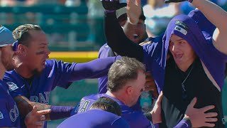 Mickey Moniak Hits a Rare Walk Off Triple vs Cubs!