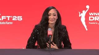 Aaliyah Nye 2025 WNBA Draft Press Conference