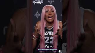 Best Saver Award goes to Jackie Young 🤗 #WNBA #LVAces #ALLINLV