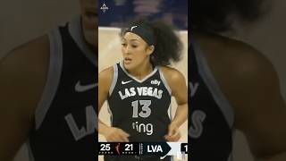 🚨 Rookie Aaliyah Nye 1st career bucket for Las Vegas Aces vs Dallas Wings | WNBA women's basketball