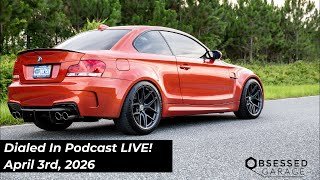 Dialed In Podcast LIVE!  April 3rd, 2026