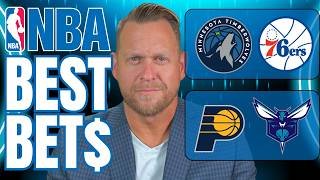 Friday NBA Picks! Timberwolves vs 76ers & Pacers vs Hornets | NBA Predictions Today