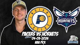 Indiana Pacers vs Charlotte Hornets 4/3/26 NBA Free Picks & Prediction | NBA Betting Tips