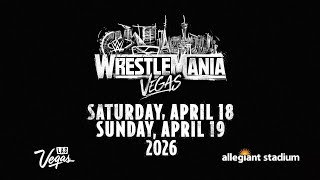 WrestleMania 42 is heading to Las Vegas in 2026