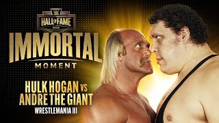 WrestleMania III match between Hogan and Andre will receive the 2026 WWE Immortal Moment Award