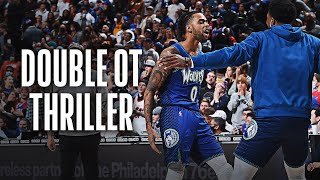 EVERY. CLUTCH. PLAY. 2OT Ending Timberwolves vs 76ers 🙌