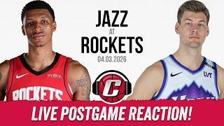 Houston Rockets vs Utah Jazz Postgame | Reed Sheppard Kevin Durant Amen Thompson