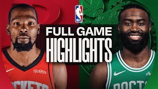 ROCKETS at CELTICS | FULL GAME HIGHLIGHTS | November 1, 2025
