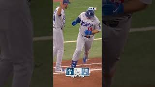 Max Muncy hits a towering drive to cut  lead to 1 run in Game 7! 👀 #muncy #Dodgers