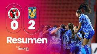 TIJUANA 0-2 TIGRES | Goles, highlights y resultado