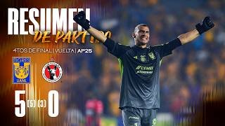 📹 Resumen Liga MX | Tigres 5-0 Xolos | Cuartos de Final Vuelta | Apertura 2025