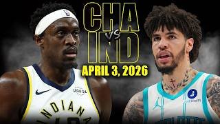 Charlotte Hornets vs Indiana Pacers Full Game Highlights – April 3, 2026 | NBA Season
