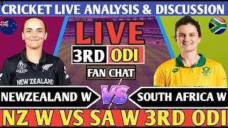 New Zealand Women vs South Africa Women 3rd odi!Live 3rd odi Analysis Score & Discussion! NZW VS SAW