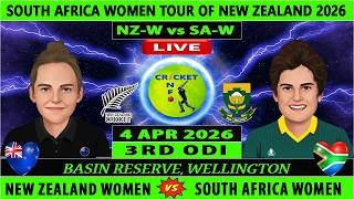 New Zealand Women vs South Africa Women | NZW vs SAW | 3rd ODI of SAW vs NZW | NZ-W vs SA-W Live