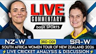 🔴 3rd Odi | South Africa Women vs New Zealand Women | Sa-w vs Nz-w Live | Score Commentary