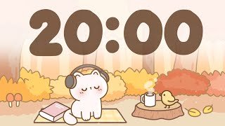 20 Minute Timer 🧡 Study Timer for Classroom Focus