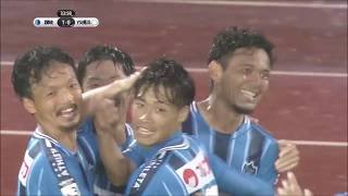 【公式】ゴール動画：我那覇 和樹（讃岐）34分 カマタマーレ讃岐vsＹ．Ｓ．Ｃ．Ｃ．横浜 明治安田生命Ｊ３リーグ 第12節 2019/6/15