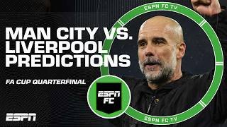 🔮 Manchester City vs. Liverpool PREDICTIONS: Who's heading for the FA Cup semifinals? | ESPN FC