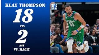 Klay Thompson (18 Points) vs. Orlando Magic | April 3, 2026