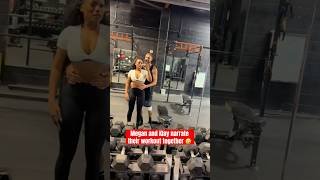 Meg Thee Stallion and Klay Thompson working out together 😭