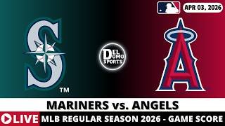 SEATTLE MARINERS VS LOS ANGELES ANGELS LIVE ⚾️ MLB Game Score Radio Play-by-Play