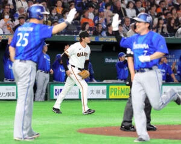 【ＤｅＮＡ】Ｇ倒へ初回いきなり３点先制　佐野が適時二塁打　ヒュンメルも２点二塁打　先発・入江を援護|au Webポータル