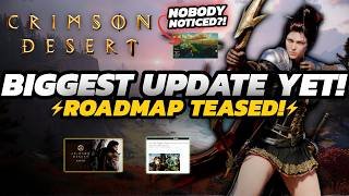 Crimson Desert - BIGGEST Update Yet | Pearl Abyss Snuck In A Roadmap