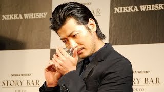 玉山鉄二、『マッサン』でウイスキーに開眼　『NIKKA WHISKY STORY BAR TOKYO』プレスプレビュー