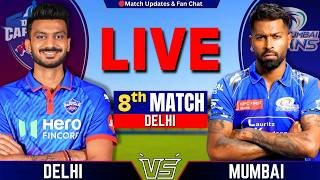 MI vs DC, 8th T20 IPL 2026 | Live Cricket Match Today | Mumbai vs Delhi Live | IPL 2026