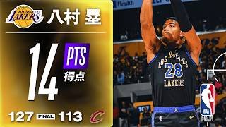 【NBA通算5,000得点達成🎉】八村塁がFG6/8で14得点の活躍🔥