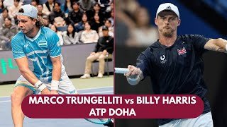 Marco Trungelliti vs Billy Harris | ATP DOHA 2026