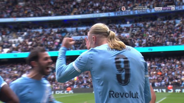 FA Cup : Le doublé pour Haaland juste avant la mi-temps !