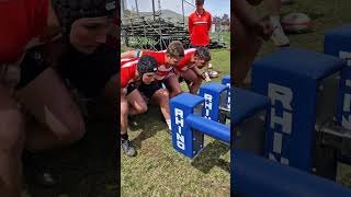 ENGLAND RUGBY SCRUM VS AMATURE RUGBY SCRUM