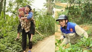 While helping the elderly woman, the single mother was stalked by her ex-husband.