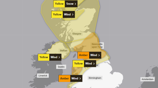 UK weather: New amber wind warning issued as Storm Dave to hit country