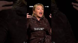 Florence Pugh recreates her iconic catch of a bottle of sriracha