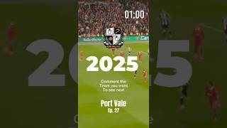 History of Port Vale FC #footballclubhistory #football #portvale