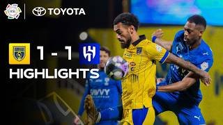 Al Hilal held for the 5th game in 7 by Al Taawoun at Wolves Park! ⚖️ | Powered by Toyota