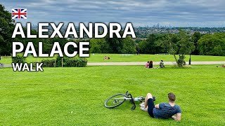 Alexandra Palace London Walk | August 2021 (4K 60fps)