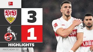 VFB DELIVERS At Home! | VFB STUTTGART - 1. FC KÖLN | Highlights | Matchday 22 – Bundesliga 2025/26