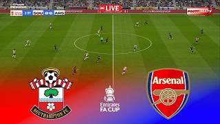 🔴LIVE : Southampton vs Arsenal - Emirates FA Cup 2026 Full Match | Pes 21 Gameplay Simulation