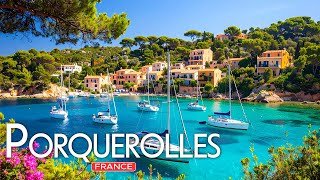 Porquerolles | Walking Tour 4k | The Car Free Mediterranean Island Village 🇫🇷  | Walking Tour 4k
