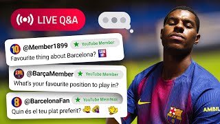 🔴 💬 LIVE Q&A | YOU ASK, RASHFORD ANSWERS! (MEMBERS EXCLUSIVE QUESTIONS) | FC BARCELONA 🔵🔴