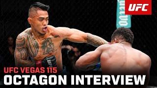 Kai Kamaka III Octagon Interview | UFC Vegas 115