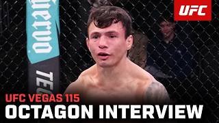 Alessandro Costa Octagon Interview | UFC Vegas 115