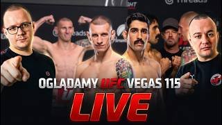 Oglądamy walkę Ruchała vs Delano i UFC Vegas 115! LIVE