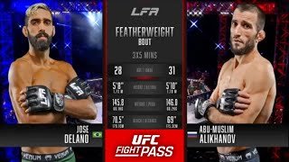 LFA 201: Jose Delano vs Abu Muslim Alikhanov | February 7, 2025