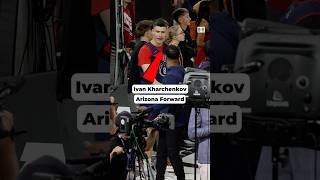 Arizona's Ivan Kharchenkov mic'd up at open practice 🎙️