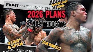Malcolm Wellmaker Talks About Plans for 2026 and Reflects on 2025 UFC Debut Year
