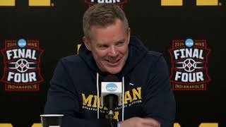 Michigan Coach Dusty May Pregame Press Conference (2026 Men's Final Four)